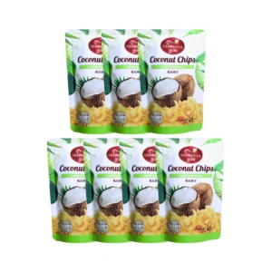 ศรีวรรณาโกลด์ มะพร้าวอบกรอบ 40 กรัม 5 แถม 2 (SRIWANNAGold Coconut Chips 40 g. buy 5 get 2 free)