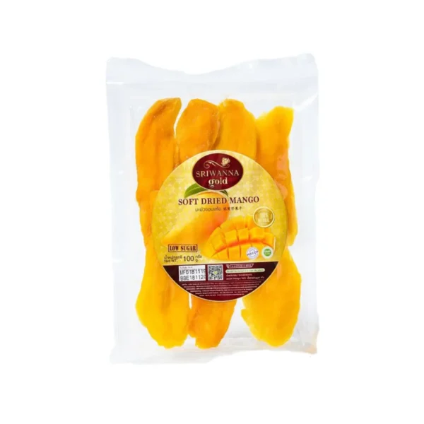ศรีวรรณาโกลด์ มะม่วงอบแห้ง 100 กรัม