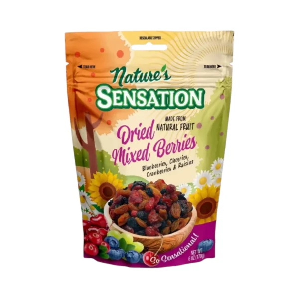 nuts-whole-grains-0284 เนเจอร์เซ็นเซชั่น ผลไม้เบอร์รี่แห้งรวม 170 g. Nature's Sensation Dried Mixed Berries 170 g.