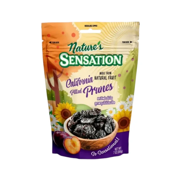 เนเจอร์เซ็นเซชั่น แคลิฟอร์เนีย ลูกพรุนไม่มีเมล็ด  200 g. Nature's Sensation California Pitted Prunes 200 g.