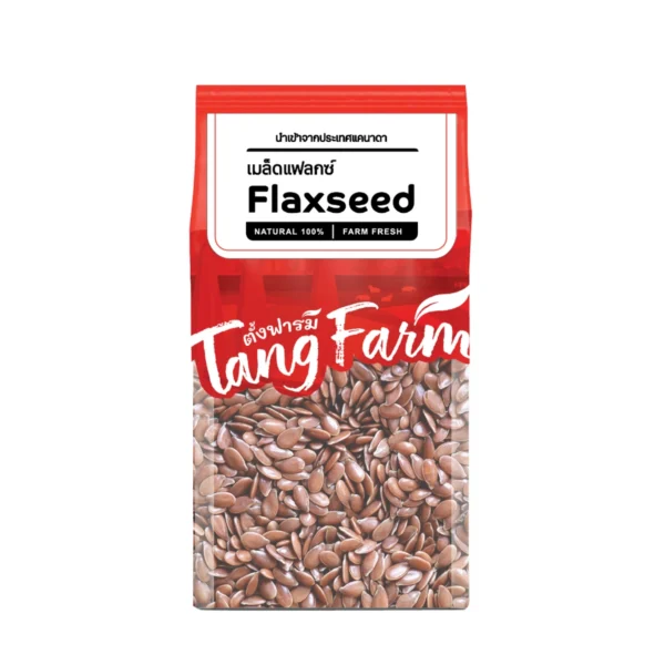เมล็ดแฟลกซ์ 400 กรัม  ( Flaxseed) Tang Farm Brand