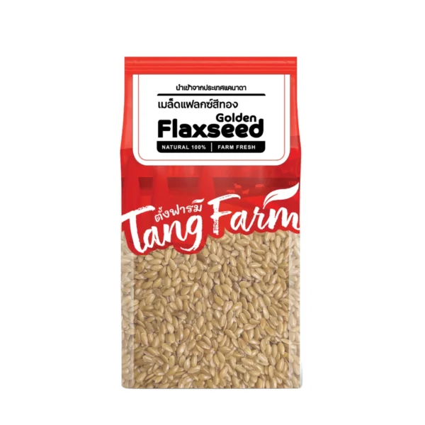 เมล็ดแฟลกซ์ สีทอง 400 กรัม ( Flaxseed ) Tang Farm Brand