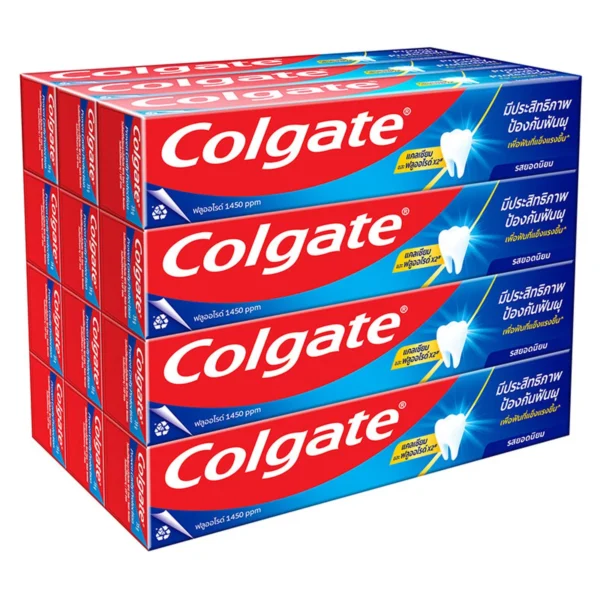 oral-care-0003 คอลเกต ยาสีฟันแคลเซียมยอดนิยม 35 ก. x 12