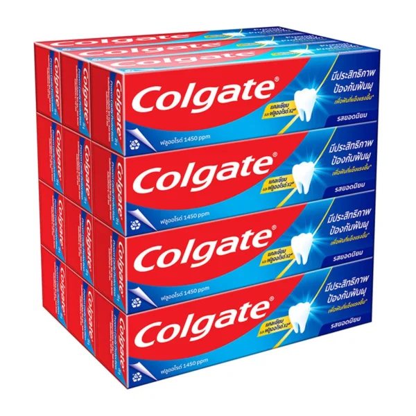 oral-care-0004 คอลเกต แคลเซียมยอดนิยม 20 ก. x 12