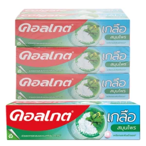 oral-care-0009 คอลเกต ยาสีฟัน สูตรเกลือสมุนไพร 100 ก. x 6