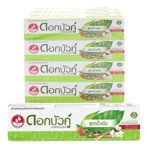 oral-care-0010 ดอกบัวคู่ ยาสีฟัน 40 ก. x 12