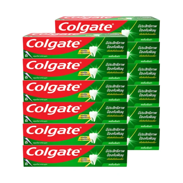 oral-care-0028 คอลเกต ยาสีฟัน แคลเซียมเย็นซ่า 35 ก. x 12