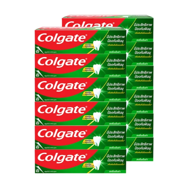 oral-care-0032 คอลเกต ยาสีฟัน รสเย็นซ่า 100 ก. x 12