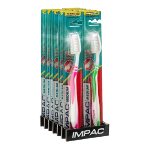 oral-care-0039 อิมแพค แปรงสีฟัน รุ่นไนลอน 12 ชิ้น