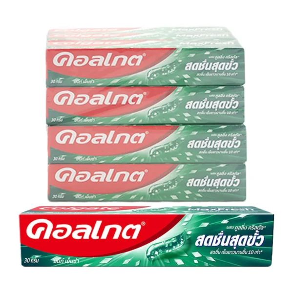 oral-care-0040 คอลเกต ยาสีฟัน แมกซ์เฟรช รสมิ้นท์เย็นซ่า 30 ก. x 12