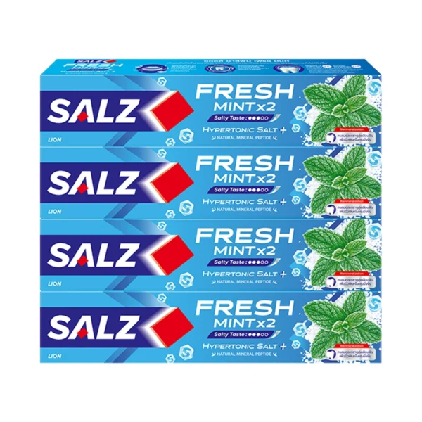 oral-care-0048 ซอลส์ ยาสีฟัน สูตรเฟรช แจเปนนิส มินต์ 140 ก. x 4