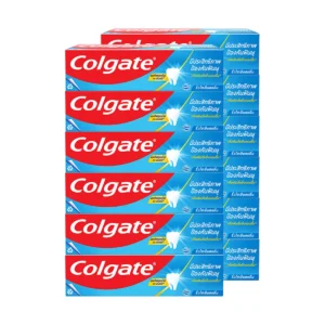 oral-care-0072 คอลเกต ยาสีฟัน ริ้วใสเย็นสดชื่น 90 ก. x 12