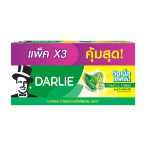 oral-care-0081 ดาร์ลี่ ยาสีฟัน ดับเบิ้ลแอคชั่น สูตรมินต์เข้มข้น 150 ก. 3 ชิ้น