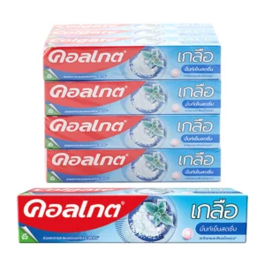 oral-care-0090 คอลเกต ยาสีฟัน สูตรเกลือ เอ็กซ์ตร้า เฟรช 35 ก. x 12