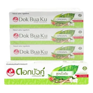 ดอกบัวคู่ ยาสีฟัน สูตรดั้งเดิม 180 ก. X 6