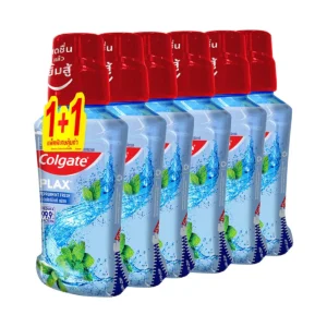 oral-care-0107 คอลเกต น้ํายาบ้วนปาก เปปเปอร์มินท์ 250 มล. x 3+3