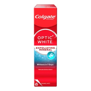 oral-care-0111 คอลเกต ยาสีฟัน อ๊อฟติค ไวท์ เอ็กซ์โฟลิเอตติ้ง มิเนอรัล 100 ก.