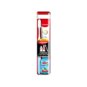 oral-care-0174 ชุดแปรงสีฟัน+ยาสีฟัน+น้ํายาบ้วนปากคอลเกต 1 ชิ้น
