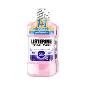 oral-care-0182 ลิสเตอรีน น้ํายาบ้วนปาก โทเทิลแคร์ซีโร่ 750 มล. x 2
