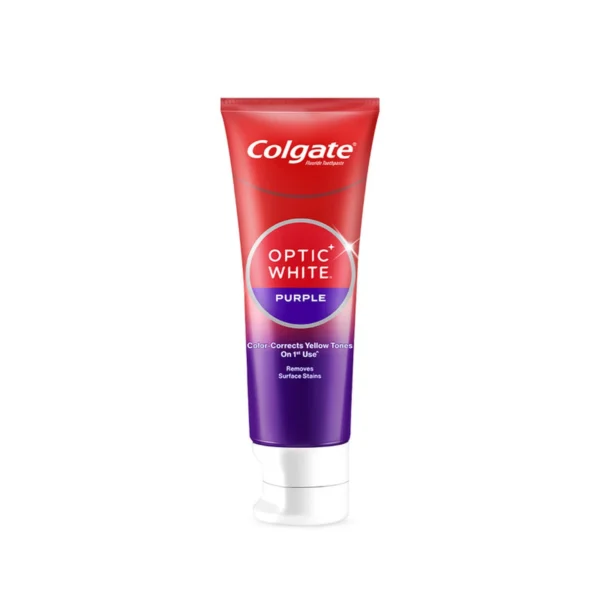 oral-care-0204 ยาสีฟัน คอลเกต อ๊อพติค ไวท์ เพอร์เพิล 100 ก. x3