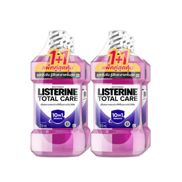 oral-care-0211 ลิสเตอรีน น้ํายาบ้วนปาก โทเทิลแคร์ ไนท์ 750 มล. x 4