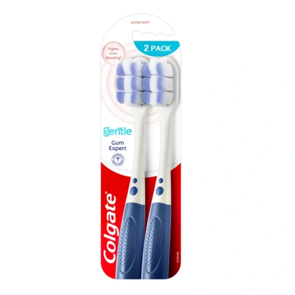 oral-care-0217 คอลเกต แปรงสีฟัน เจนเทิล กัม เอ็กซ์เปิร์ต แพ็ก 2 ชิ้น