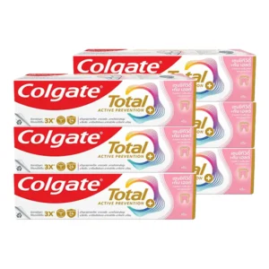 oral-care-0219 คอลเกต ยาสีฟัน โททอล เซนซิทิวิตี้+กัมเฮลต์ 150 ก. x 6