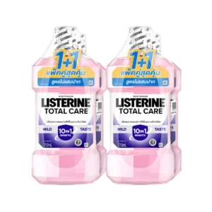 oral-care-0236 ลิสเตอรีน น้ํายาบ้วนปาก โทเทิลแคร์ ซีโร่ ไนท์ 750 มล. x 4