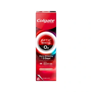 oral-care-0237 คอลเกต ยาสีฟัน อ๊อพติค ไวท์ โอทู O2 พีช ออสแมนทัส 85 กรัม