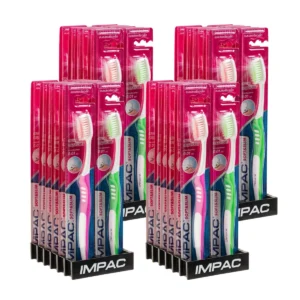 oral-care-0260 อิมแพค แปรงสีฟันซอฟท์แอนด์สลิม 12 ด้าม x 4
