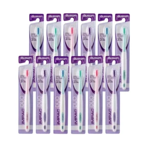 oral-care-0281 อิมแพค แปรงสีฟัน ดูโอ้คลีน x 12