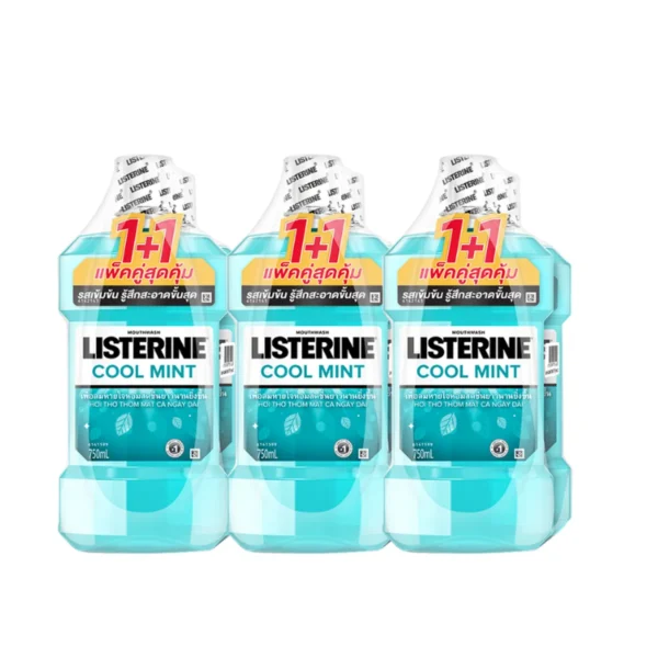 oral-care-0291 ลิสเตอรีน น้ํายาบ้วนปาก คูลมินต์ 750 มล. x 6