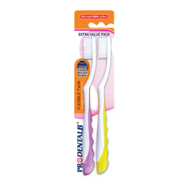 oral-care-0292 PDB เฟล็กซิเบิ้ลทวิน แพ็คคู่ แปรงนุ่มพิเศษ