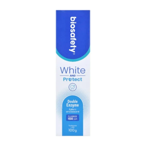 Biosafety ยาสีฟัน ไบโอเซฟตี้ White & Protect ขนาด 100 กรัม