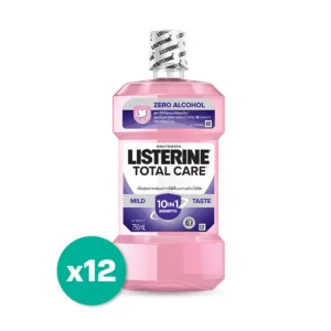 oral-care-0302 ลิสเตอรีน น้ํายาบ้วนปาก โทเทิลแคร์ ซีโร่ 750 มล. x 12