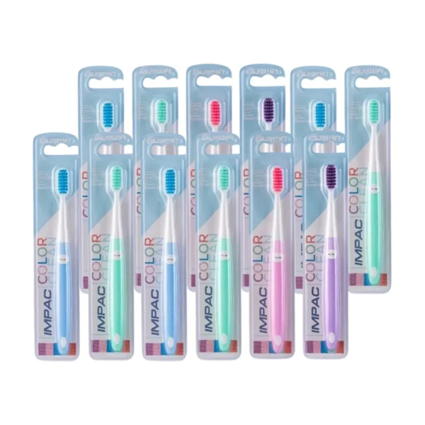 อิมแพค แปรงสีฟันคัลเลอร์คลีน x 12