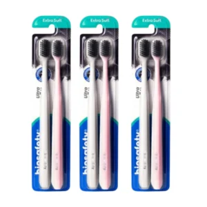 Biosafety แปรงสีฟัน ไบโอเซฟตี้ รุ่น Ultra Charcoal แพ็คคู่ x 3 แพ็ค