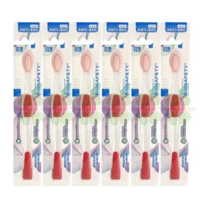 oral-care-0324 Biosafety แปรงสีฟัน ไบโอเซฟตี้ รุ่น ไมโครคลีน 0.01 x 6 ด้าม
