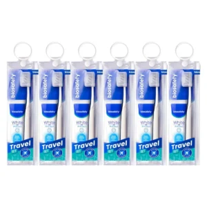 Biosafety Travel Set แปรงสีฟัน รุ่น Ultra Charcoal +ยาสีฟัน ขนาด 20 กรัม x 6
