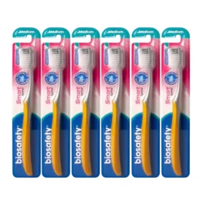Biosafety แปรงสีฟัน ไบโอเซฟตี้ รุ่น สมาร์ทสไปรัล x 6 ด้าม