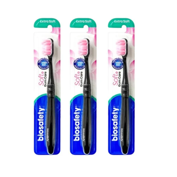 Biosafety แปรงสีฟัน รุ่น Soft & Gum x 3 ด้าม