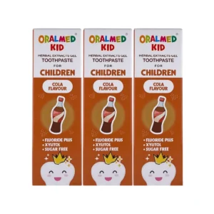 oral-care-0358 Oralmed โปรโมชั่น ซื้อ 2 แถม1 ยาสีฟันเด็กออรัลเมด ขนาด 70g กลิ่นโคล่า