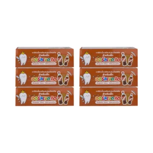 oral-care-0359 Oralmed ยาสีฟันออรัลเมดคิด กลิ่นโคล่าขนาด 70 กรัม แพ๊ค 6หลอด