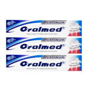 oral-care-0400 Oralmed ยาสีฟันออรัลเมด สูตรพลาตินัม 2 แถม 1 ขนาด 160g