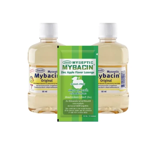 oral-care-0401 MyBacin มายบาซิน น้ํายาบ้วนปาก โปรโมชั่น 1 แถม 2 สูตรออริ 250ml