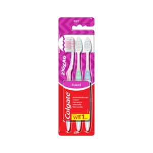 oral-care-0438 แปรงสีฟันคอลเกต ซิกแซก กัมแคร์ (แพ็ค 3)
