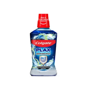 oral-care-0440 น้ํายาบ้วนปาก คอลเกต พลักซ์ โอดอร์ น็อคเอาท์ 500 มล.