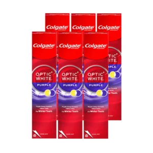 oral-care-0449 คอลเกต ยาสีฟัน อ๊อพติค ไวท์ เพอร์เพิล 37 ก. x 6