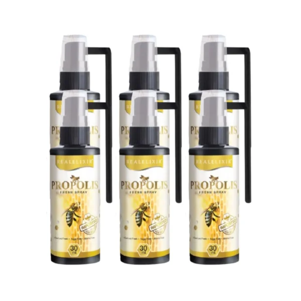 Propolis Fresh Spray สเปรย์พ่นช่องปาก ขนาด 30 ml (มีกล่อง+ก้าน) เซ็ท 6 ขวด