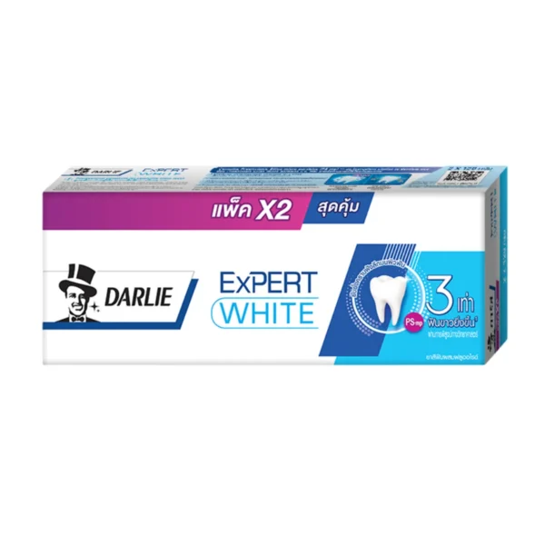 oral-care-0458 ดาร์ลี่ ยาสีฟัน เอ็กซ์เปิร์ต ไวท์ 120 กรัม แพ็คคู่